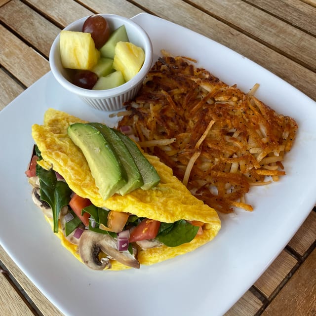 Omelette vegeterian.