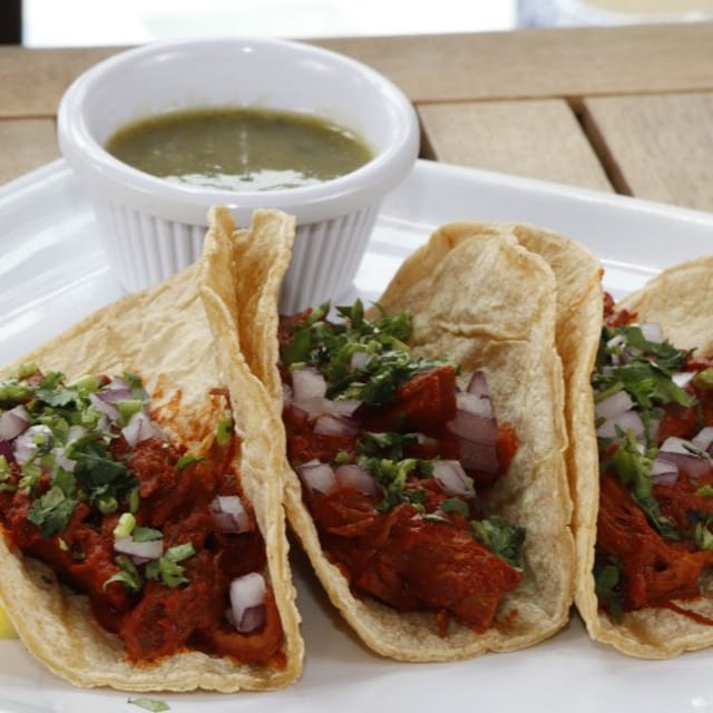 Shredded beef Tacos.