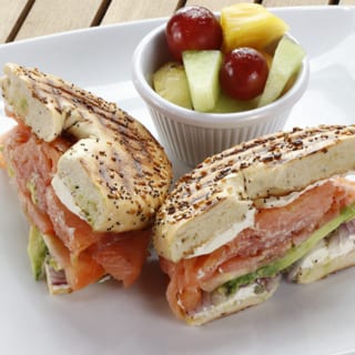 Lox on bagel