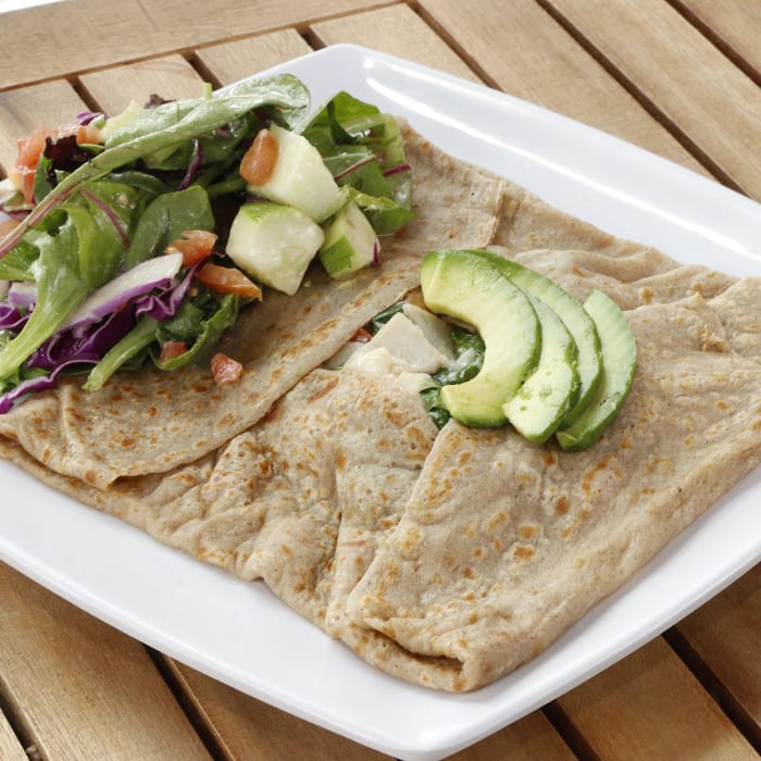 TURKEY AVOCADO CREPE.